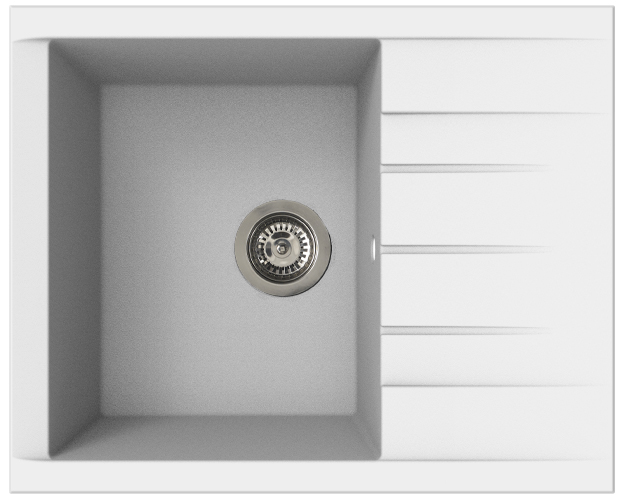 evier à encastrer cube xs blanc